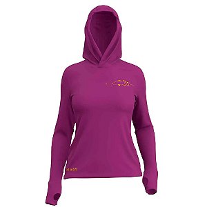 Camiseta Feminina X Protection Poliamida Purpura - Mar Negro