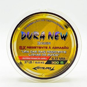 Linha Monofilamento Dura New Amarela 300 Metros - Artemis Pesca