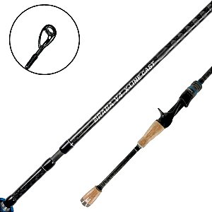 Vara Para Carretilha Carbono Braba V4 Partes Xline Ponteira Maciça - Artemis Pesca