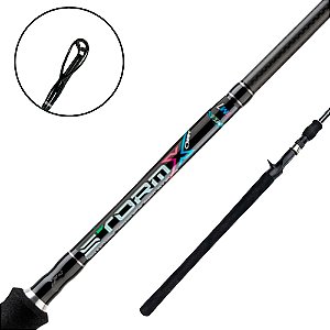 Vara Para Carretilha Storm X Inteiriça 1.98m 25-45lbs - Artemis Pesca