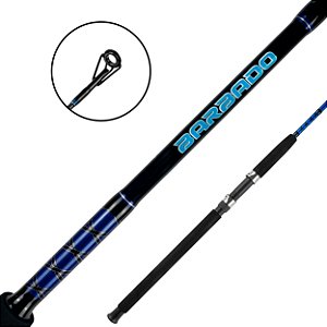 Vara Para Molinete Barbado Fibra Vidro Maciça 20-50lbs - Artemis Pesca