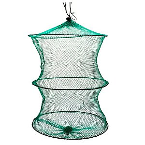 Samburá Cesto Para Pesca Guarda Peixe 28x48 WS-Y723 - J.W.S