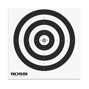 Alvo De Papel 14x14 Pct 40un Preto - Rossi