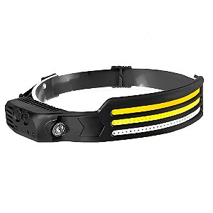 Lanterna de Cabeça 3LEDS Recarregavel - Bmax