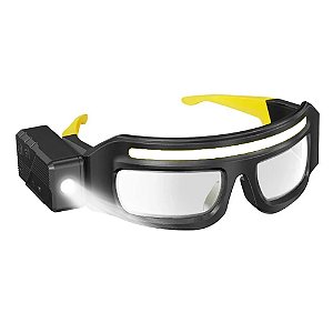 Oculos de Trabalho C/ Lanterna Multi Funcoes Com LED -Bmax