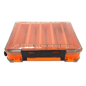 Estojo de Pesca Dois lados P/ Iscas 20x16x4 Laranja - Atopy