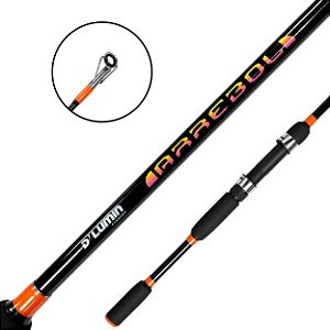Vara Para Molinete 2 Partes Arrebol Laranja 1.83m 20-35lbs - D'lumin