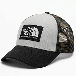 Boné Mudder Trucker Branco Tela Camuflada - The North Face