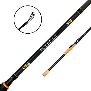 Vara Para Molinete Intense 2 Partes IM8 1.73mt - LMS
