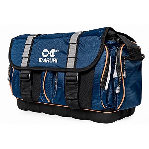 Bolsa Para Pesca AFL10 50x36x26 Azul Preta Cinza - Maruri
