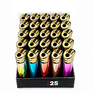 Isqueiro Recarregável De Bolso Fire Cores Sortidas - B-Max