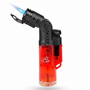 Isqueiro Maçarico Portátil Gás Recarregável Bico Móvel - Fire