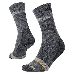 Meia Unissex Merino Hike Midweigth Crew Cinza - Lorpen