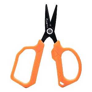 Tesoura Para Pesca Aço Inox 4.5" Laranja - Deyu