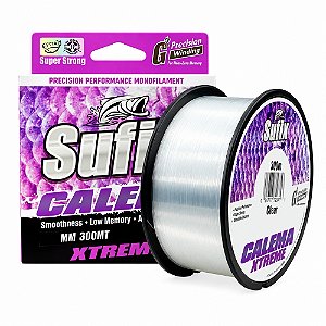 Linha Monofilamento Calema Xtreme 300m Transparente - Sufix