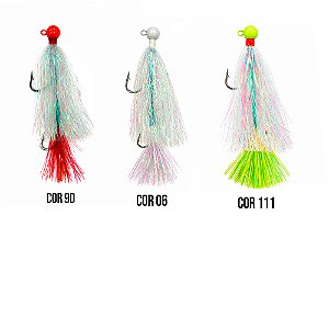 Isca Artificial Jig Pérola 15g 5/0 Anzol Extra Cor - Jumelo