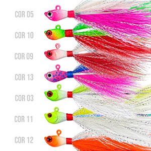 Isca Artificial Jig Lambari 10g 3/0 Cor - Jumelo