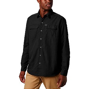Camisa Masculina Manga Longa Silver Ridge 2.0 Black - Columbia