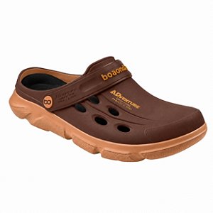 Clog Adventure Masculino Café Art Crepe - Boa Onda