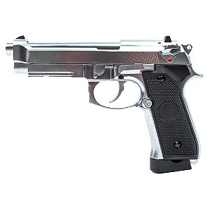 Pistola Co2 Airgun Blowback M92 Silver 4.5mm - Rossi