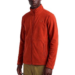 Fleece Masculino Glacier Full Zip Iron Clay Terra Cota - The North Face