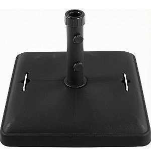 Base Para Ombrelone 37kg Quadrada Preta - Bel