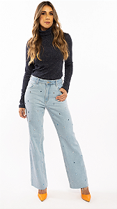 Calça Jeans Laura bordada