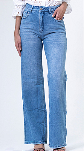 Calça jeans wide leg Larissa