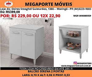 Balcão Multiuso 2 Portas