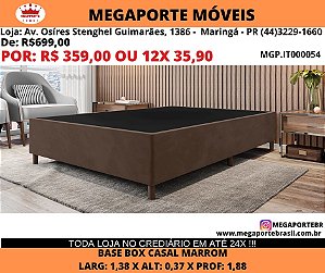 Base Box Casal 138x188x25