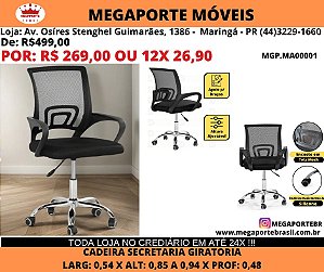 Cadeira Secretaria Giratoria