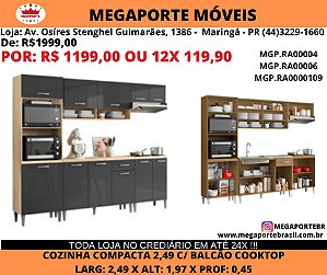 Cozinha Compacta 2,49 c/ balcão