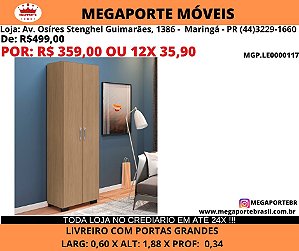 Estante 2 Portas Grande