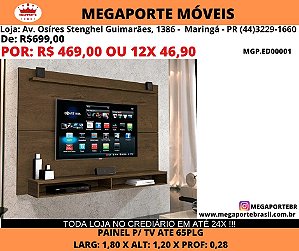 Painel Para TV até 65plg c/ Nicho