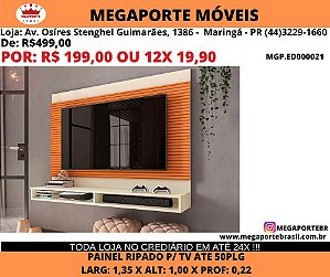 Painel para tv 50plg ripado