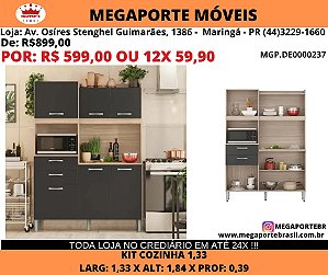 Kit Cozinha 1,33