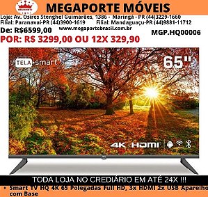 Smart TV LED 55 TCL 4K 3 HDMI 2 USB Wi-Fi Integrado Conversor