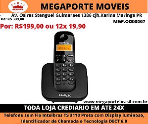 Telefone sem Fio Intelbras, Identificador de Chamada e Tecnologia