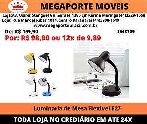 Luminária de Mesa Flexível