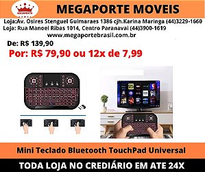 Mini Teclado Bluetooth Touchpad Universal