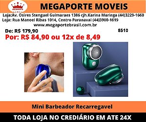 Mini Barbeador Recarregador