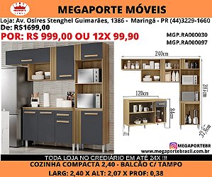 Cozinha Compacta 2,40M