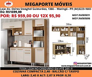 Cozinha Compacta 2,40M