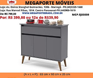 Aparador Buffet 3 portas 1 gaveta