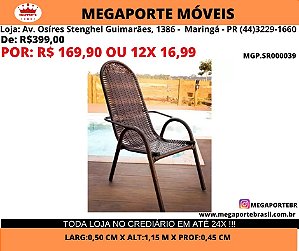 Cadeira de Area de Fibra