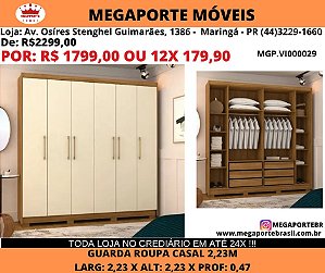 Guarda Roupa Casal 2,23