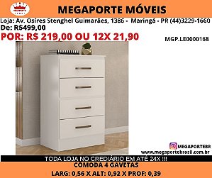 Comoda 4 gaveta