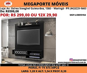 Painel p/ tv 50plg 1,20M