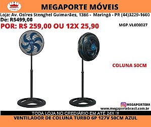 Ventilador de Coluna 50cm Ventisol