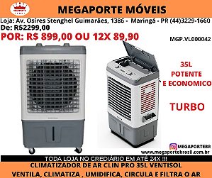 Climatizador Clin 35L Pro 150W 127V Ventisol